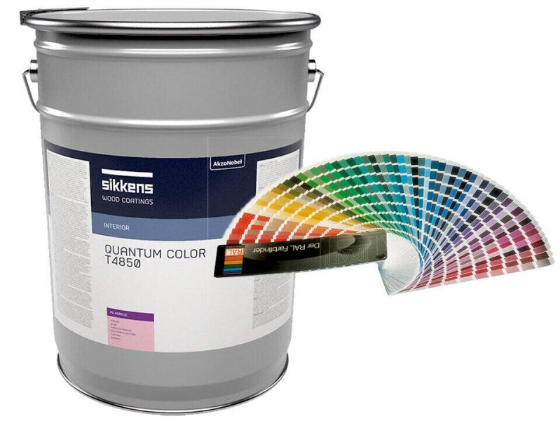 Sikkens Quantum Color (ersetzt ZWE Wigranit WTC und WNC) T485-0 seidenglänzend , Wunschfarbton