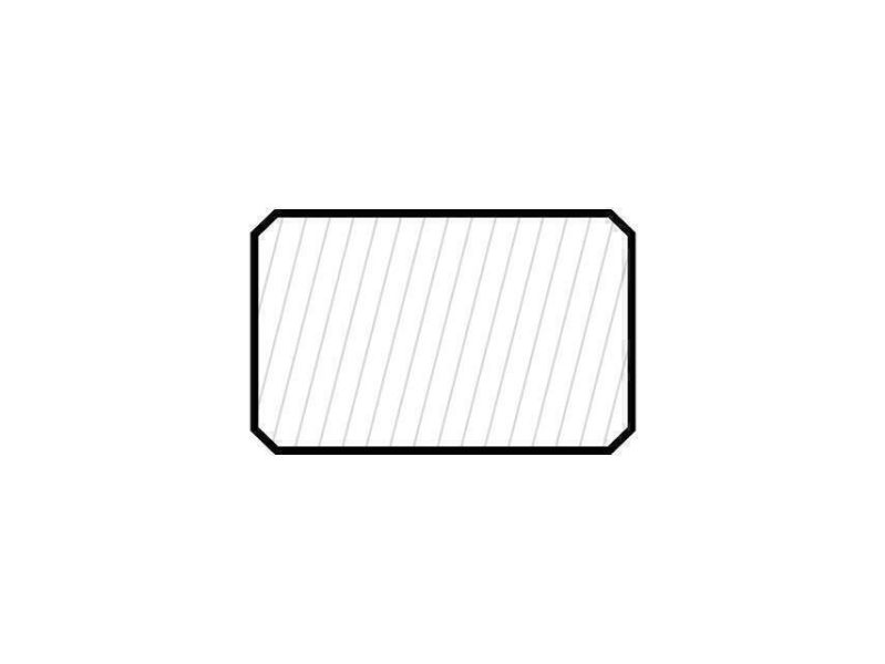 Unterkonstruktion Walaba gerundet, 4-seitig glatt gehobelt,