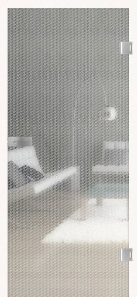 Glastür, SILKY MESH 569 by Brigitte Steffen, Weißglas, VSG