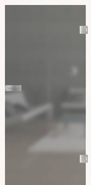 Glastür, SMOKED GREY 510, Grauglas, ESG