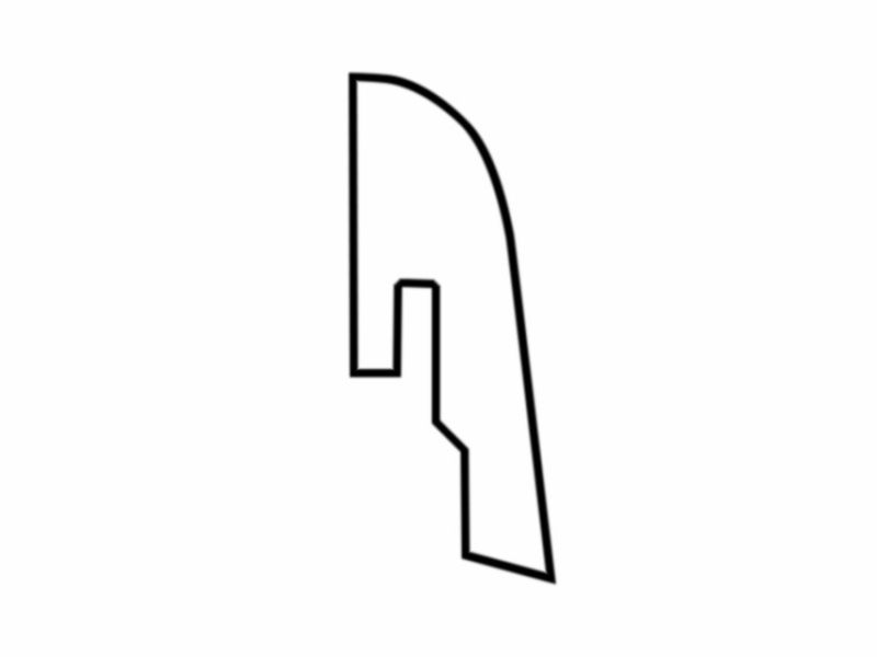 Sockelleiste Kork, lackiert, furnierummantelt