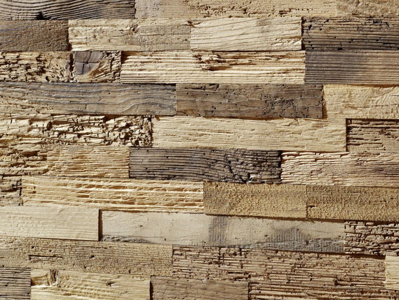 Wandverkleidung Stakkato Fichte maschinell gehackt dunkel