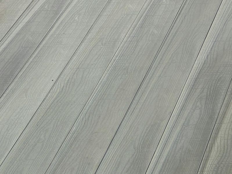 Terradura Protectcolor, 2-seitig Holzstruktur mit unterschiedl. starker Prägung, Kieselgrau