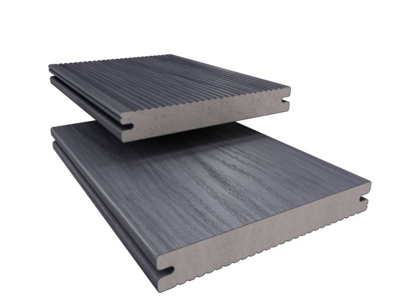 Twinson Majestic Massive Pro, 1s. fein geriffelt, 1s. strukturiert Holzoptik