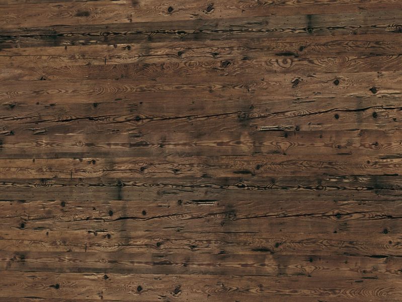 Dreischichtplatten Altholzdesign 04 - Digitaldruck, dunkelbraun, gehackt, 1seit. bedruckt - Rückseite Fichte