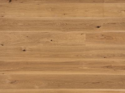 Eiche  Landhausdielen Parkett naturgeölt, farblos, 1-Stab, Klick (push-down), 4-seitig gefast, natur-rustikal