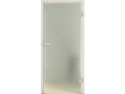 Glastür, DOTS LD 661, Floatglas, ESG
