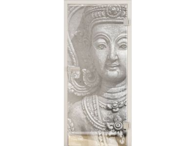 Glastür, PHOTO LD 677, Weißglas, VSG