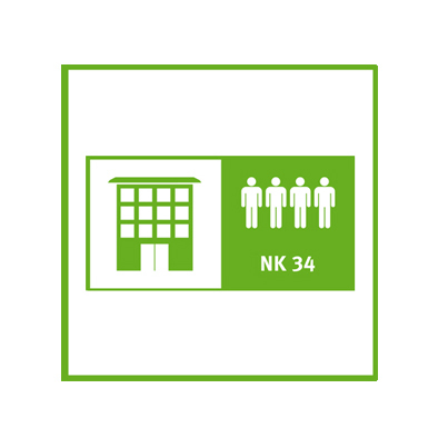 NK 34:
Ideal für den gewerblichen Bereich mit starker Beanspruchung.