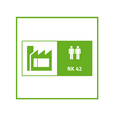 NK 42:
Ideal für den Leichtindustriebereich mit mäßiger Beanspruchung
wie z. B. Elektro- und Feinmechanikerwerkstätten.