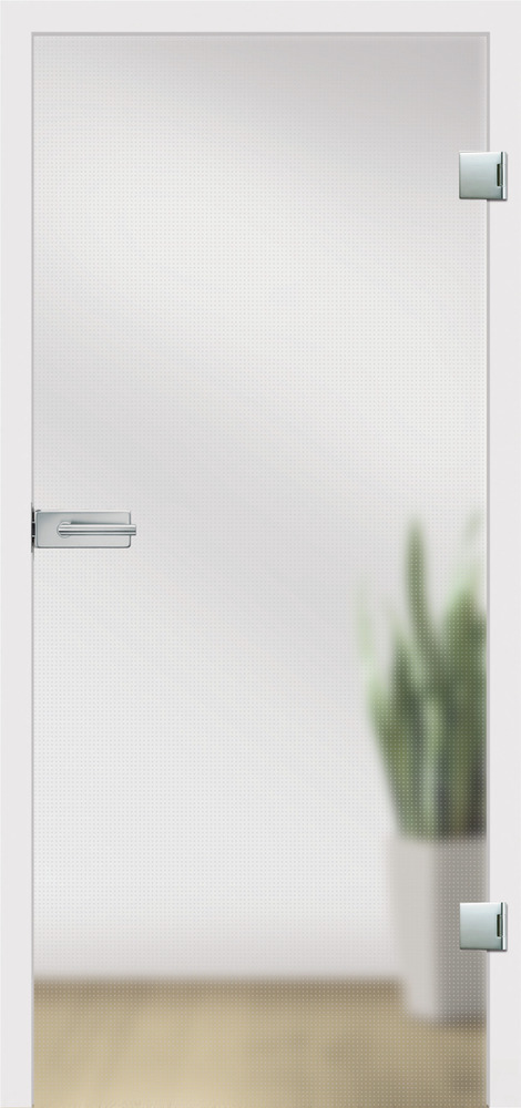 Master-Carré® Weiß » Strukturglas für Fenster + Haustüren