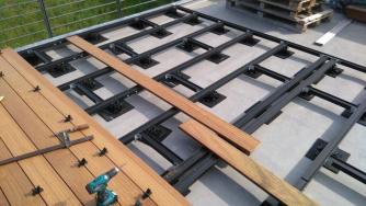 Unterkonstruktion Terrasse