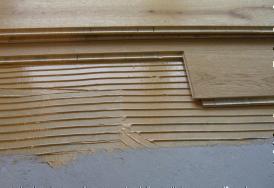 Verklebung Boden & Wand