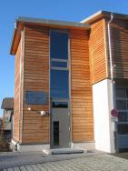 Massivholzfassade