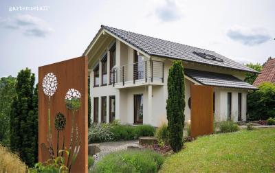 Sichtschutz Cortenstahl
