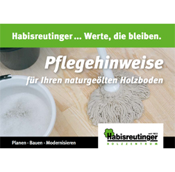 Katalog Pflegehinweise für Ihren naturgeölten Holzboden