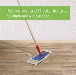 Katalog Pflegehinweise für Ihren lackierten Holzboden, Vinyl und Linoleum