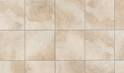 Keramikfliese Milano Korallenbeige Draufsicht