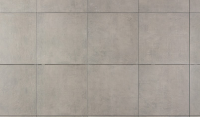 Keramikfliese Salerno Betongrau Draufsicht